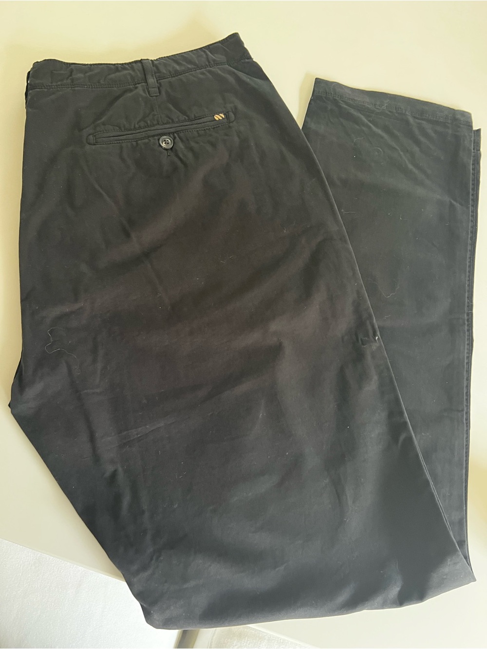 Billy Reid Men's Black Slim Cut Chino Pants 40